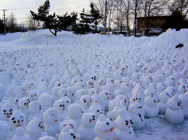 funny snowman picture
