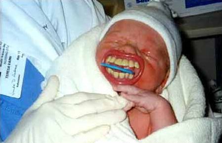Baby With An Ugly Soother