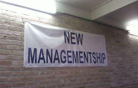 sign under new management