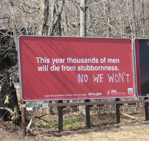 sign stubborn