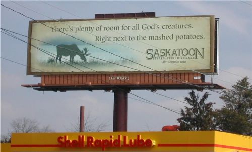 Funny Pictures of Tasty Animal BillBoard