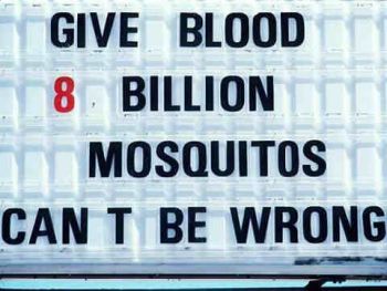 Blood Donor Mosquito | Funny Signs | Entertainment Blood Donor Mosquito | Funny Signs | Entertainment