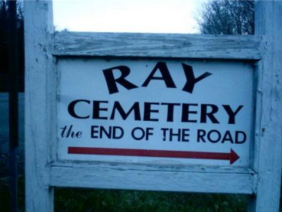 Funny Pictures of Ray Cemetery Sign
