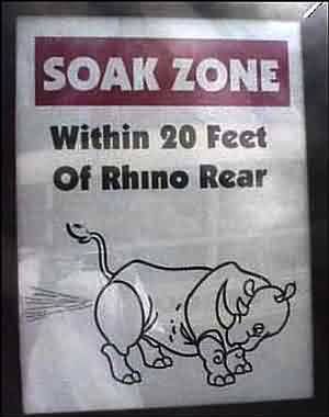 Funny Pictures of Rhino Spray Sign Rhynoplasty