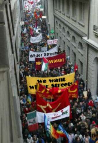 Wider Streets Protest