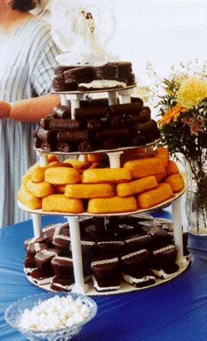 Funny Pictures of Hostess Twinkies Wedding Cake