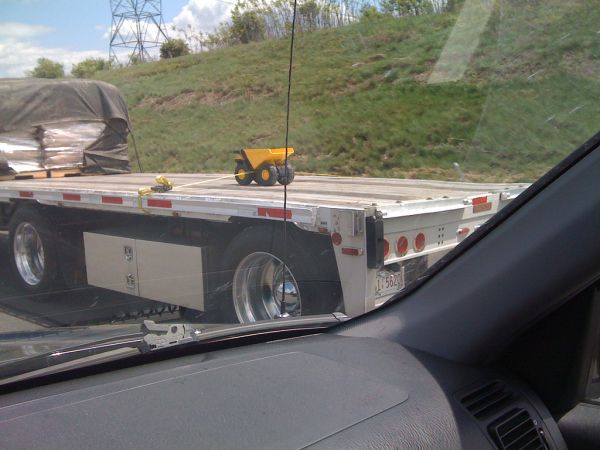 A funny mining pictures of a dump truck.