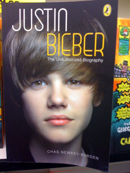 Justin Bieber Biography Book Cover