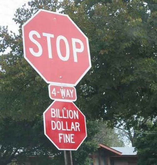 A Funny Stop Sign Pictures