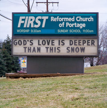 A Funny Church Sign
